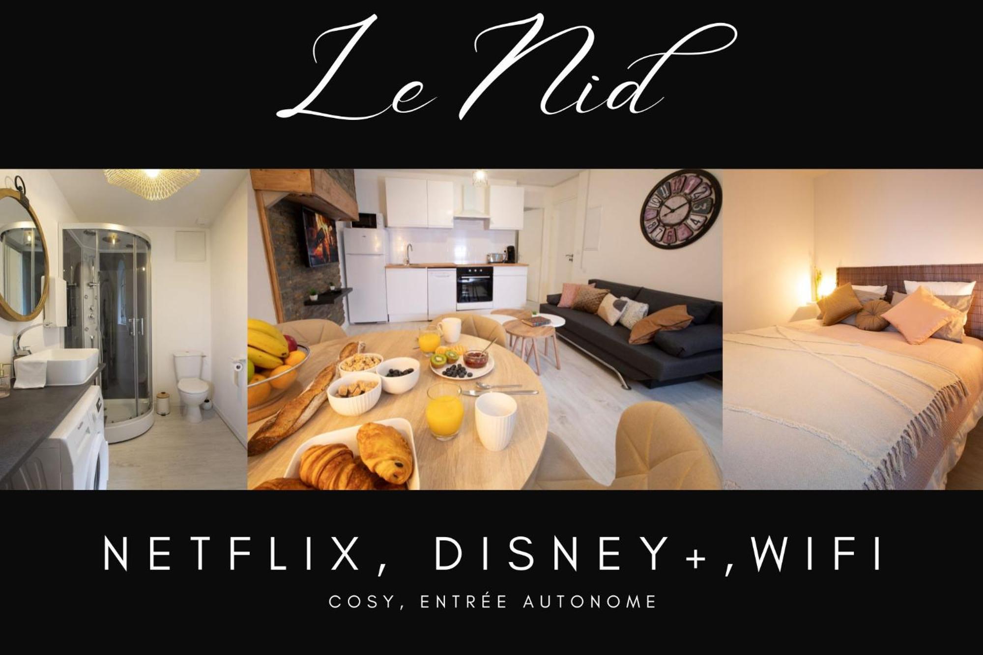Le Nid 3 Etoiles Wifi, Netflix, Disney, Coeur De Bastide Villefranche-de-Rouergue Extérieur photo